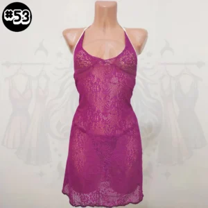 قميص شوميز بنفسجي و سترينك - Chemise de nuit Violet