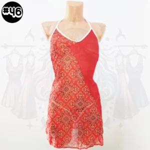 قميص شوميز احمر و سترينك - Chemise de nuit Rouge